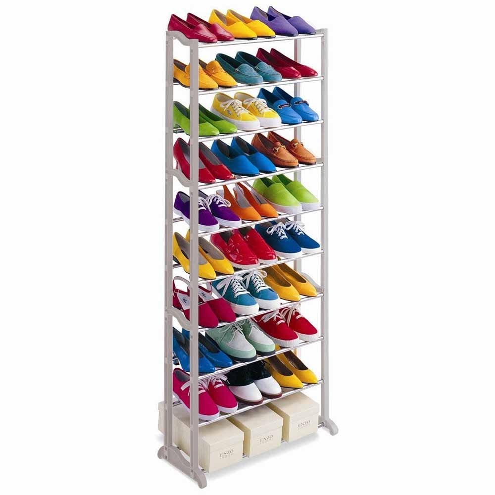 Pantofar cu 10 Nivele – Alb | Organizare Eficientă pentru Hol și Dressing - MMD NEXA