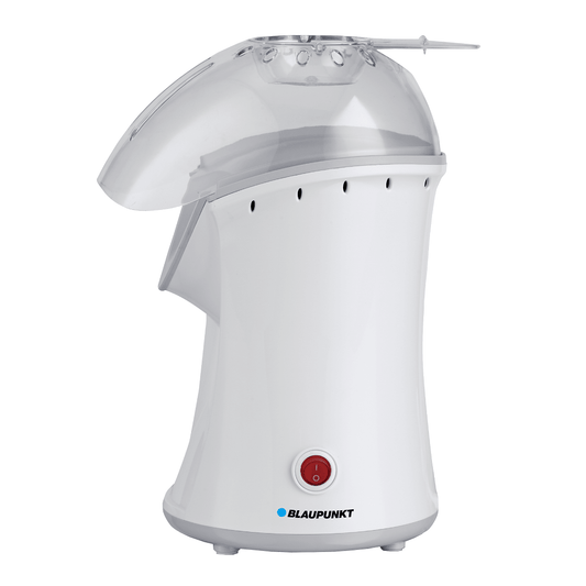 Aparat popcorn Blaupunkt FPC401 – 1200W, preparare rapidă fără ulei, design compact alb - MMD NEXA