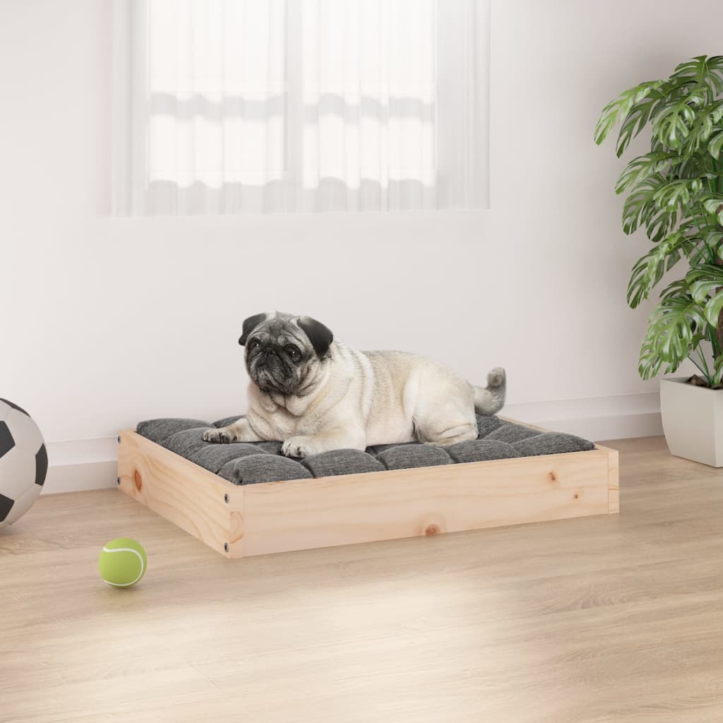 NNEVL Dog Bed 61.5x49x9 cm Solid Wood Pine - MMD NEXA