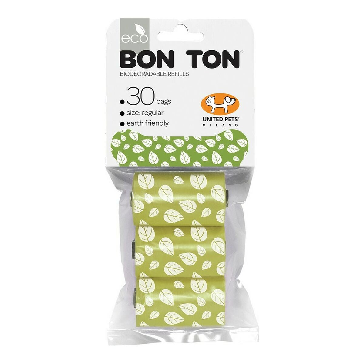 Sanitary bags United Pets Bon Ton Regular Dog Green (3 x 10 uds) - MMD NEXA